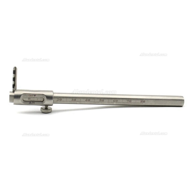 Dental Implant Measuring Gauge Scale 0-80mm Orthodontic Sliding Caliper